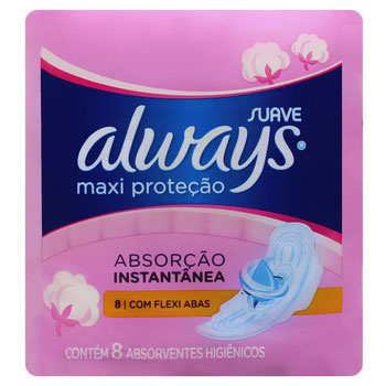 ABS ALWAYS PINK SUAVE FLEXI ABAS C/8UND