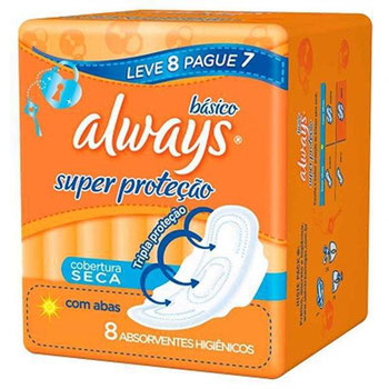 ABS ALWAYS SUPER PROTECAO SECA C/ABAS 8UND