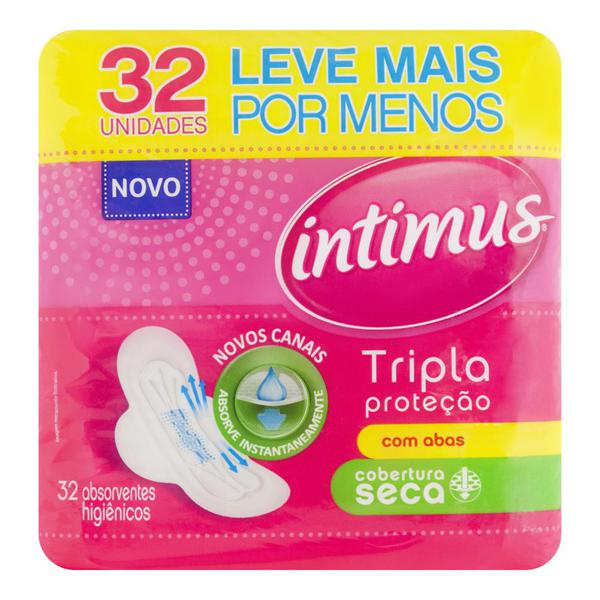 ABS INTIMUS GEL TRIPLA PROT SECA C/ ABAS 32UND
