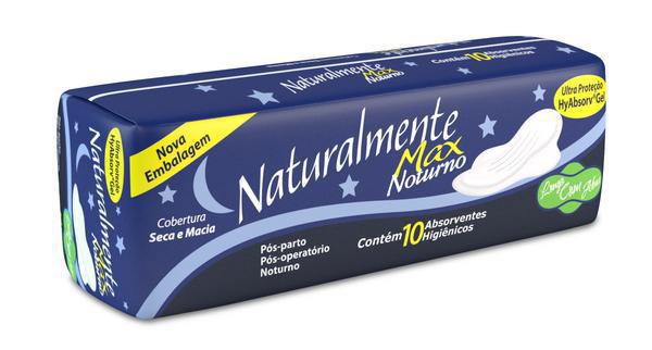 ABS NATURALMENTE MAX NOTURNO C/ABAS C/10UND