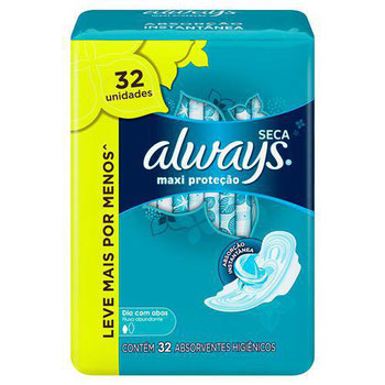 ABSORVENTE ALWAYS PROTEÇÃO TOTAL SECA 32UND