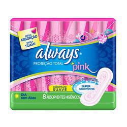 ABSORVENTE ALWAYS PROTEÇÃO TOTAL SUAVE 8UND