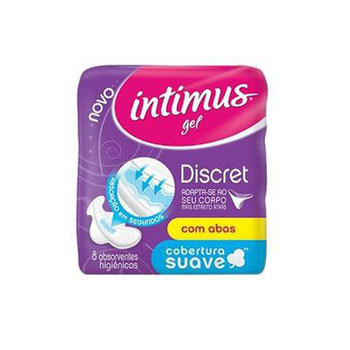 ABSORVENTE INTIMUS GEL DISCRET SUAVE C ABAS