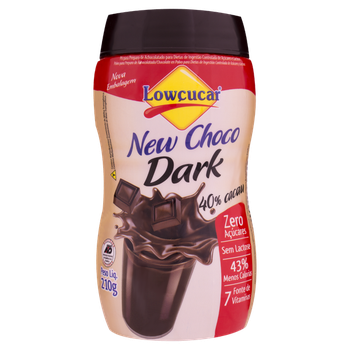 ACHOC.PO NEW CHOCO ZERO ACUCAR 210G DARK