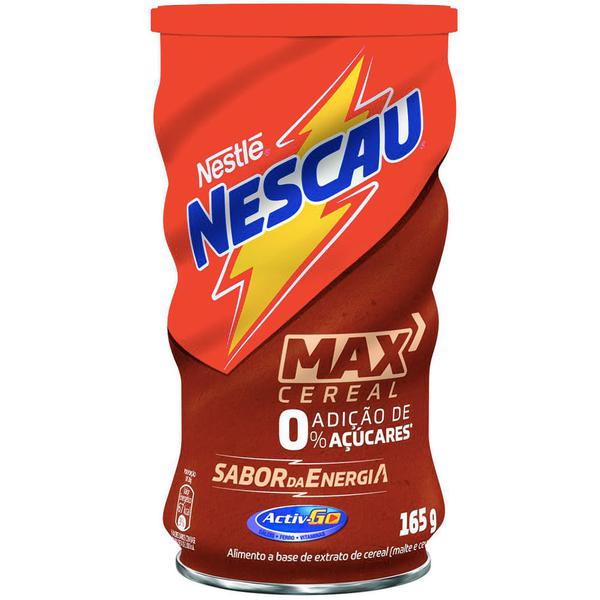 ACHOCOLATADO NESCAU MAX CEREAL ZERO AÇÚCAR 165G