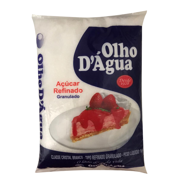 ACUCAR REFINADO OLHO DAGUA 1KG