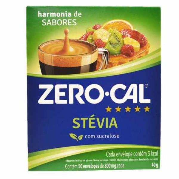 ADOCANTE ZERO CAL C/ STEVIA C/50ENV 800MG