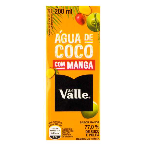 AGUA DE COCO C/MANGA 200 ML