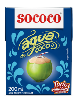 Água de Coco Sococo 200ml