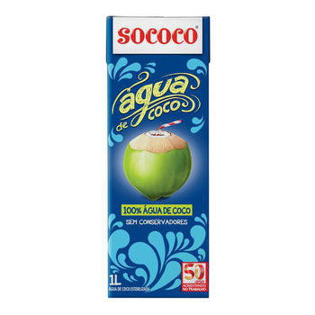 AGUA DE COCO SOCOCO TETRA 1L