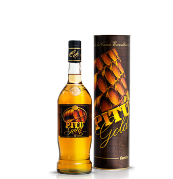 AGUARDENTE PITU GOLD C/ FIBRA 1L