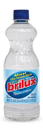 ALCOOL BRILUX ETILICO HIDRATADO 500ML