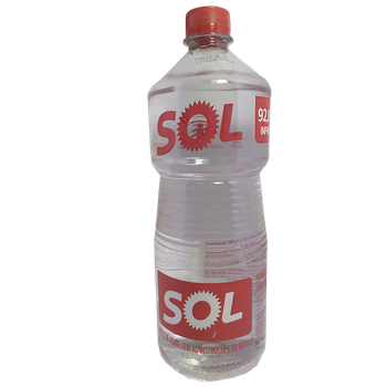ALCOOL ETÍLICO HIDRATADO SOL 92,8GRAU 1l