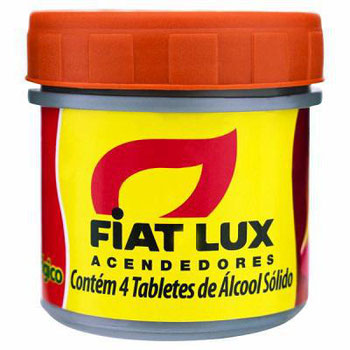 ALCOOL SOLIDO FIAT LUX ACENDEDORES 60G