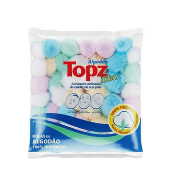 ALGODÃO TOPZ 95G BOLA COLORIDO