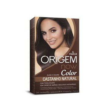 ALISANTE CREME ORIGEM COLOR CASTANHO NATURAL 80G