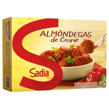 ALMONDEGA DE BOVINO SADIA 500G