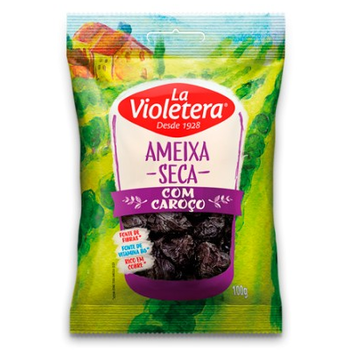 AMEIXA SECA COM CAROCO LA VIOLETERA 100G