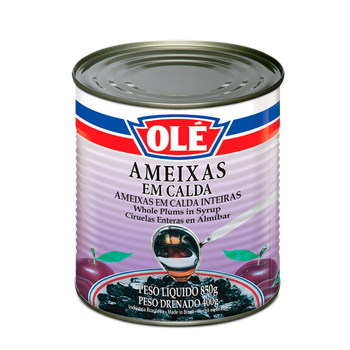 AMEIXAS OLE CALDA INTEIRAS LATA 850G