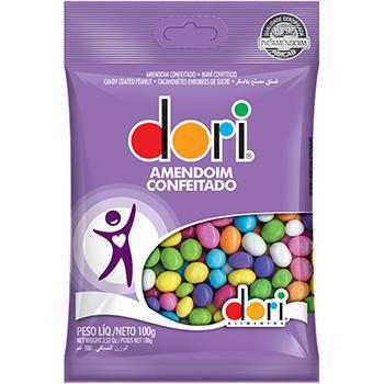 AMENDOIM DORI COLORIDO 100G