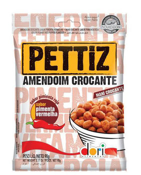 AMENDOIM PETTIZ CROCANTE PIMENTA 500G