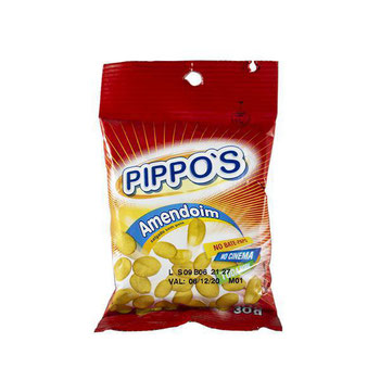 AMENDOIM PIPPOS SALGADO S/ PELE 30G