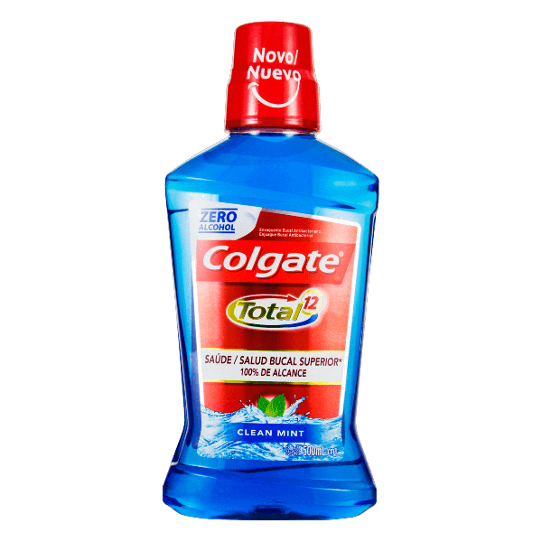 ANTI SEPTICO BUCAL COLG PLAX  TOTAL12 CLEAN MINT 500ML