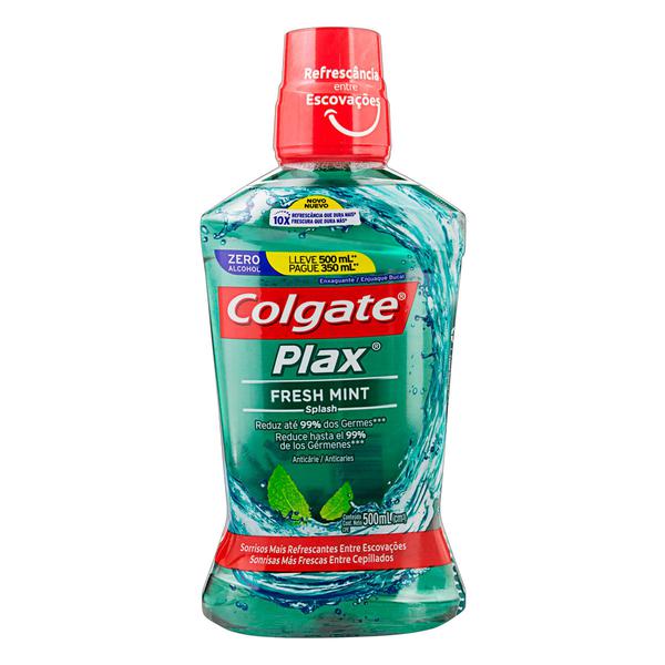 ANTI SEPTICO BUCAL COLGATE PLAX FRESH MINT 500ML