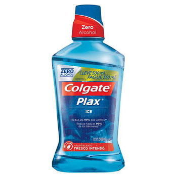 ANTI SEPTICO BUCAL COLGATE PLAX ICE 500ML