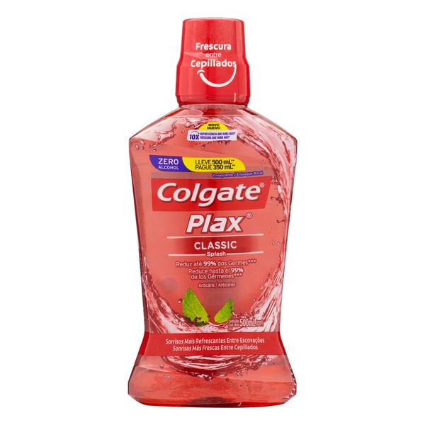 ANTI SEPTICO BUCAL COLGATE PLAX ORIGINAL 500ML
