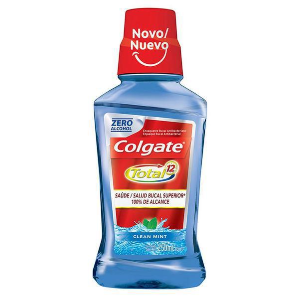ANTI SEPTICO BUCAL COLGATE TOTAL 12 CLEAN MINT 250ML