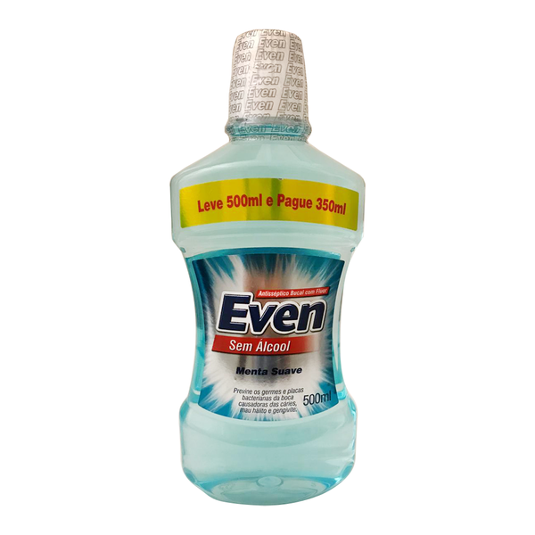 ANTI SEPTICO BUCAL EVEN S/ALCOOL L500 P350ML