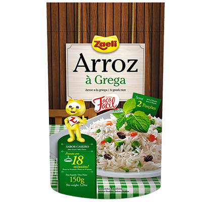 ARROZ A GREGA ZAELI SACHET 175G