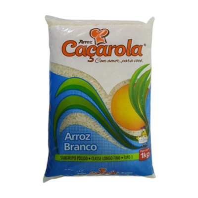 ARROZ CAÇAROLA BRANCO SUBGRUPO POLIDO CLASSE LONGO FINO 1K