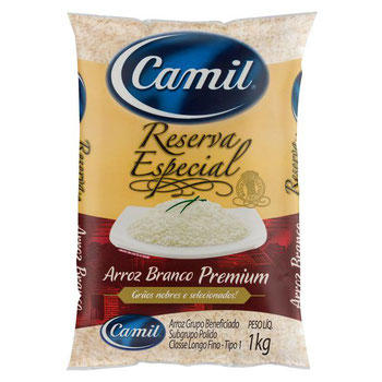 ARROZ CAMIL 1KG POLIDO RES.ESPECIAL