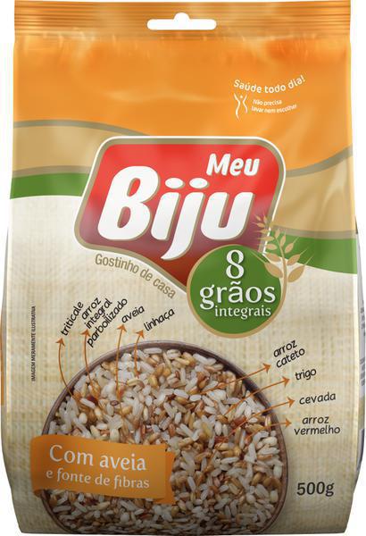 ARROZ MEU BIJU INTEGRAL 8 GRAOS C/AVEIA 500GR