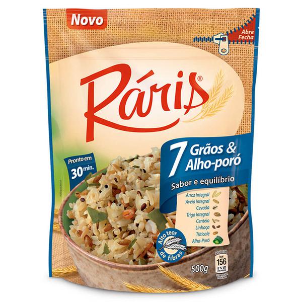 ARROZ RARIZ  7 GRAOS ALHO PORO  500G