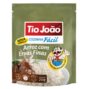 ARROZ TIO JOAO COZINHA FACIL ERVAS FINAS 250G