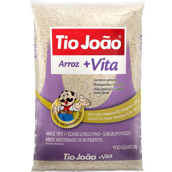 ARROZ TIO JOAO + VITA BRANCO 1KG