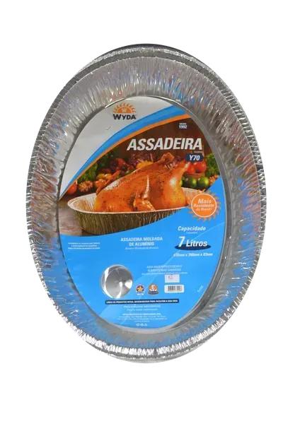 ASSADEIRA ALUMINIO OVAL BOMPACK 7L