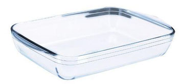 ASSADEIRA RETANG BOROSILICATO 3,6L