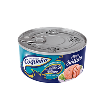 Atum Solido Coqueiro Em Oleo Lata 170gr