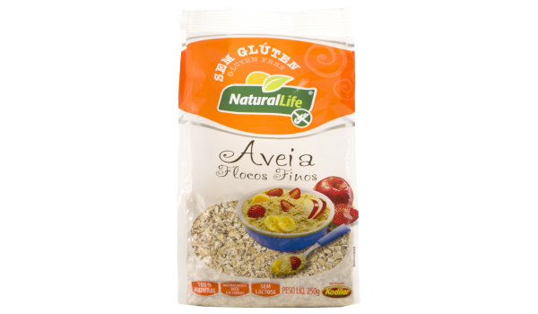 AVEIA FLOCOS FINO S/ GLUTEN KODILAR 250G