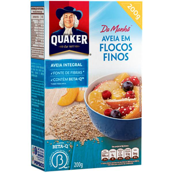 AVEIA QUAKER FLOCOS FINO 200G