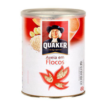 AVEIA QUAKER FLOCOS LATA 450G