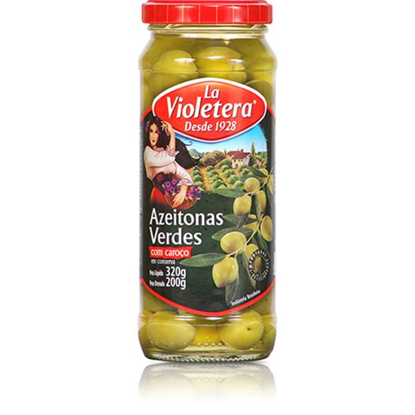 AZEITONA LA VIOLETERA VERDE C/C VD 200G