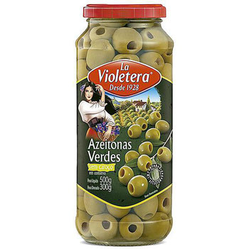 AZEITONA VERDE SEM CAROCO LA VIOLETERA 500G
