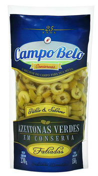 AZEITONAS CAMPO BELO FATIADA 150G