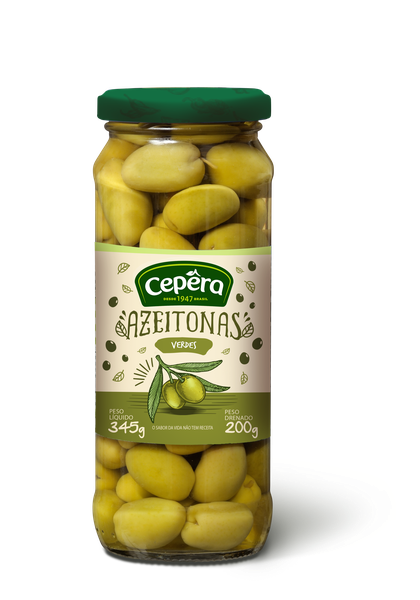 AZEITONAS CEPERA VERDES 345G