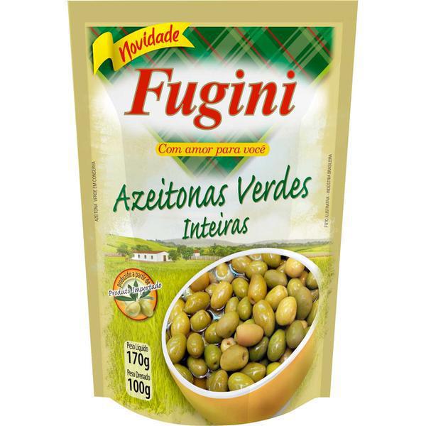AZEITONAS FUGINI INTEIRAS SACHET 100G